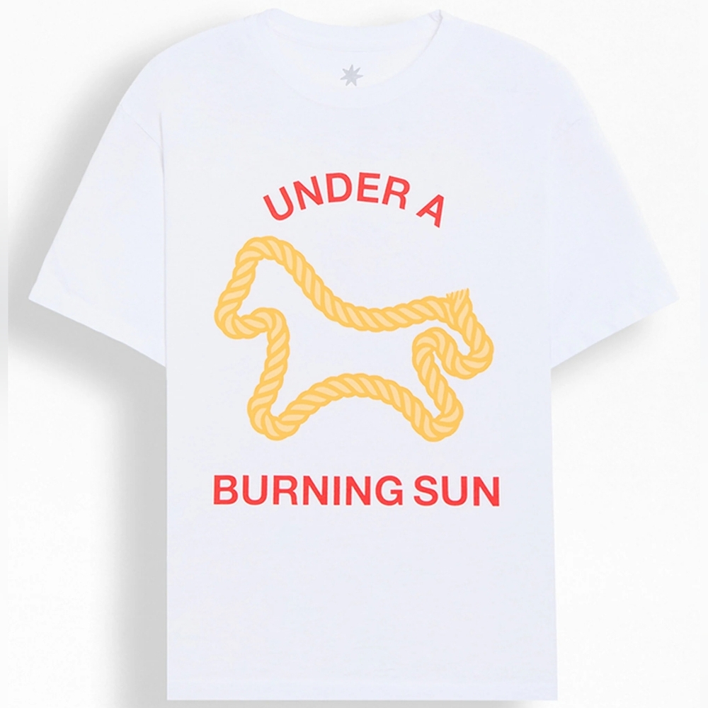 🆕️ Under a Burning Sun Rope Logo Tee